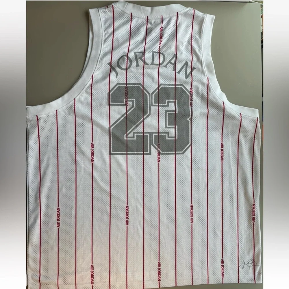 Michael Jordan White Jersey Men‎ Jumpman Air Nike Basketball #23 2XL